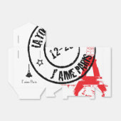 LaTour Eiffel Bedankdoosjes (Uitgevouwen)