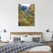 Latourell-Herfsten, Columbia River Gorge, Oregon Canvas Afdruk (Insitu (Slaapkamer))