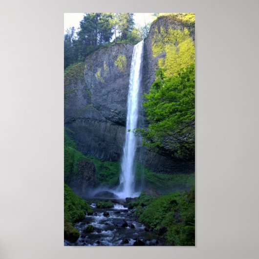 Latourell Herfsten, Oregon Poster (Voorkant)