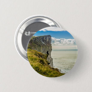 Latrabjarg cliffs, IJsland Ronde Button 5,7 Cm