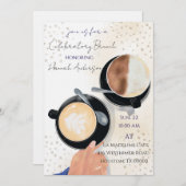 Latte 2 Invitation au Brunch Célébratif d'Honneur (Devant / Derrière)