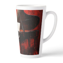 Latte: 3 instrumenten met rode muur