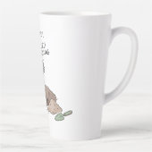 Latte Actuellement en train de trop réfléchir Tasse à ca (Droite)