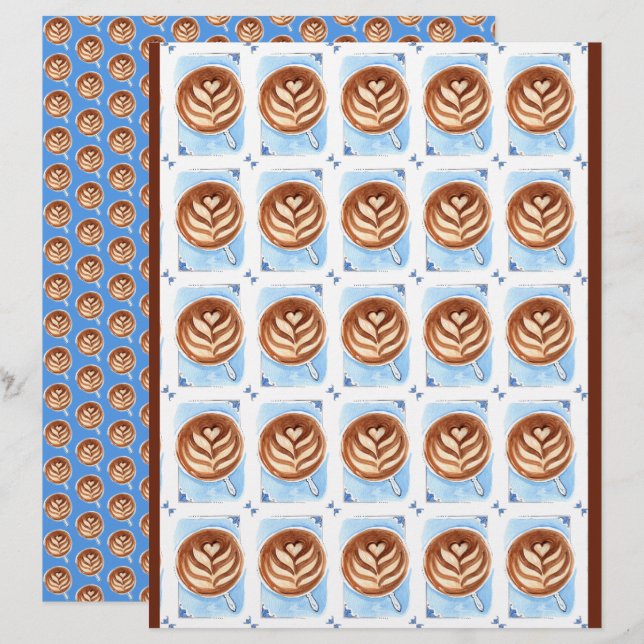 Latte Art Coffee Cup (Voorkant / Achterkant)