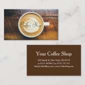 Latte Art Coffee House - Carte de visite (Devant / Derrière)