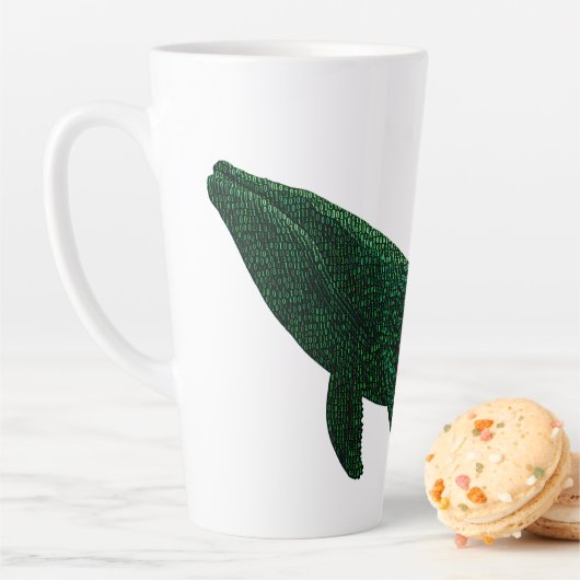Latte Baleine de la tasse de code (En situation)