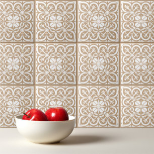Lattè beige bruin Portugees Mediterraan Tegeltje