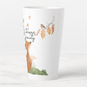 Latte Belle tasse à café d'automne (Devant)