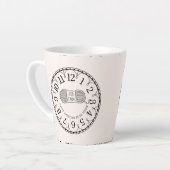 Latte breien om vandaag te doen mok (Linkerhoek)