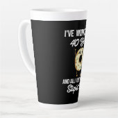 Latte Cadeau de tasse pour 40 ans d'anniversaire de trav (Angle gauche)