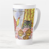 Latte Cadeau Tasse Café au Lait Chat (Angle droit)