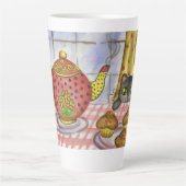 Latte Cadeau Tasse Café au Lait Chat (Devant)