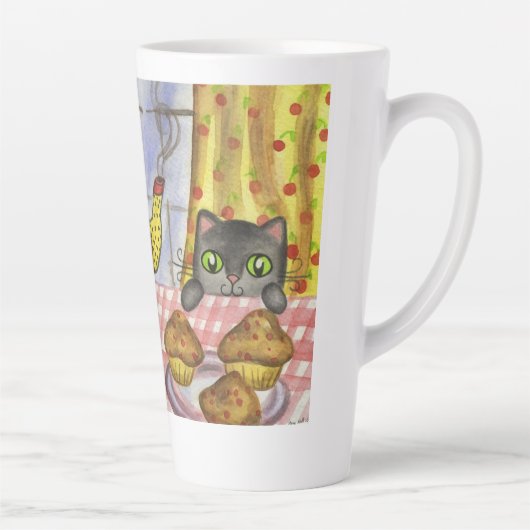 Latte Cadeau Tasse Café au Lait Chat (Droite)