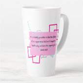 Latte Café et tasse de thé inspirants (Angle droit)