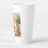 Latte Charme de chaton dans une tasse de café (Devant)