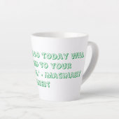 Latte Coffee-Mok Mok (Rechterhoek)