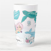 Latte Coffee Tall Mok Persoonlijk kampioenschap Ze (Voorkant)