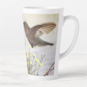 Latte Colombe à fleurs sauvages Tasse à café en art numé (Droite)