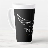 Latte Conception de tasse à café super – Style audacieux (Angle gauche)