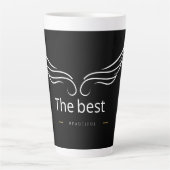 Latte Conception de tasse à café super – Style audacieux (Devant)