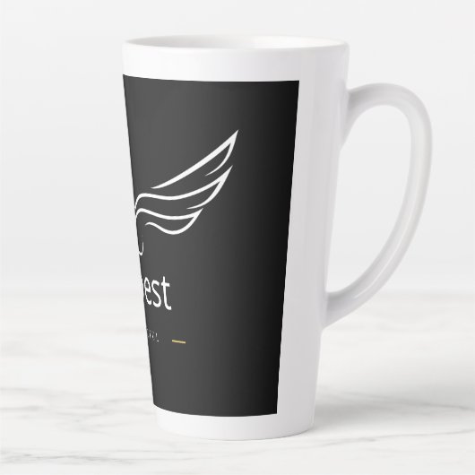 Latte Conception de tasse à café super – Style audacieux (Droite)