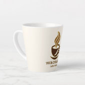 Latte Conception de tasse de café ouverture de café modi (Angle gauche)