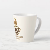Latte Conception de tasse de café ouverture de café modi (Angle droit)