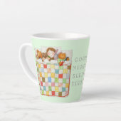 Latte COUVERTURE CONFORTEUSE Tasse Cocoa + Vert (Angle gauche)