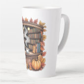 Latte Cozy Fall Library Coffee Tasse — Book Nook  (Angle droit)