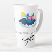 Latte Créature de la tasse de chauve-souris nocturne | m (Angle droit)
