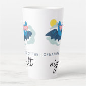 Latte Créature de la tasse de chauve-souris nocturne | m (Devant)