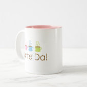 Latte DA !  Deux ont modifié la tonalité la tasse (Devant gauche)