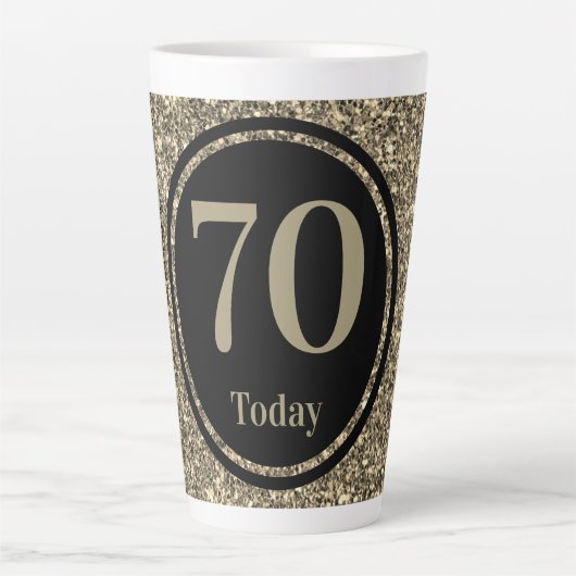 Latte Design par année cadeau spécial de tasse d'anniver (Devant)