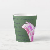Latte Ésaïe 41:10 tasse de café (Devant)