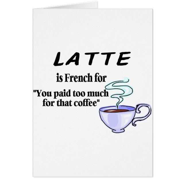 Latte Est Français Car... (Devant)