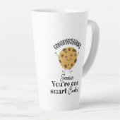 Latte félicitations, vous êtes une tasse à café à biscui (Angle droit)