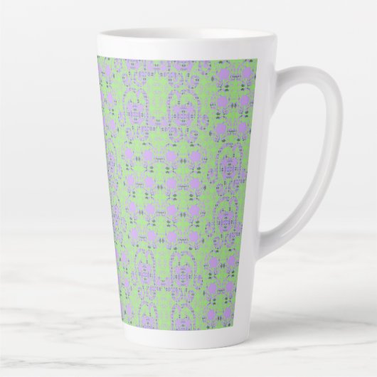 Latte Fleurs De Bulbe Et Tasse Fleurs De Branches (Droite)