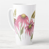 Latte Grand tasse de confleur. (Angle gauche)