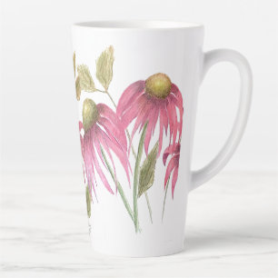 Latte Grand tasse de confleur.