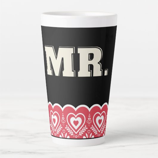 Latte Grande tasse de café (Devant)