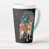 Latte ICHO SHIBAwrap autour de la tasse design (Angle droit)