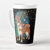 Latte ICHO SHIBAwrap autour de la tasse design (Angle gauche)