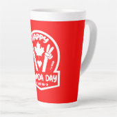Latte Joyeuse fête du Canada 1er juillet Grosse tasse de (Angle droit)
