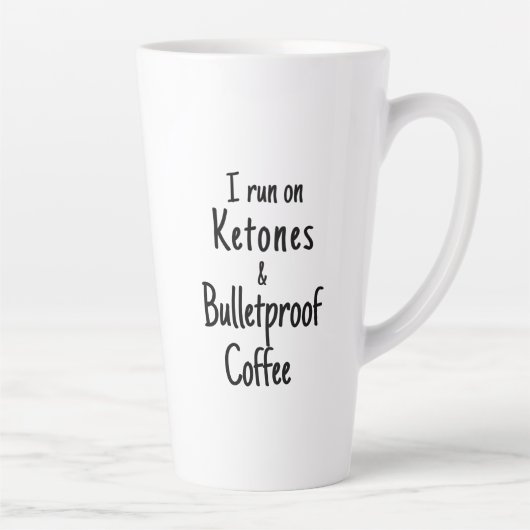 Latte Ketones & Bulletproof Coffee tasse double face (Droite)
