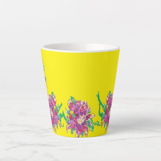 Latte kleine Mok assiatic Lily (Voorkant)
