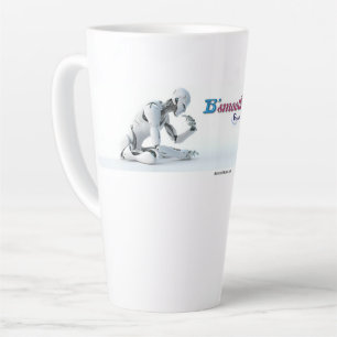 Latte koffie mokken en kopjes