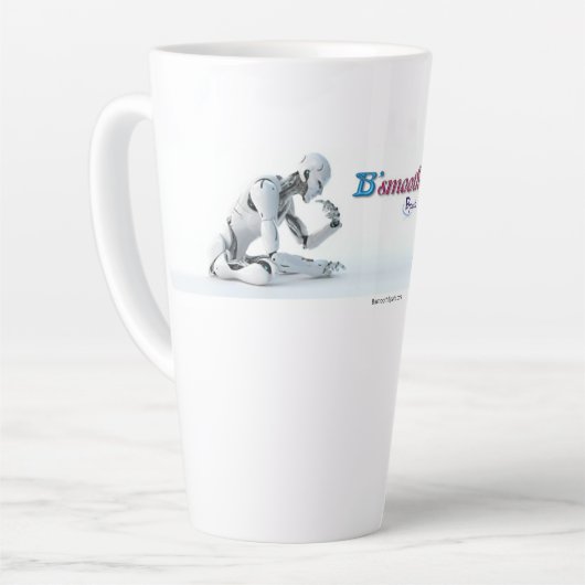 Latte koffie mokken en kopjes (Linkerhoek)