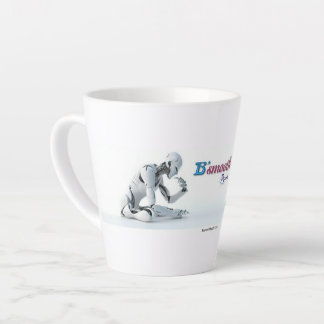 Latte koffie mokken en kopjes
