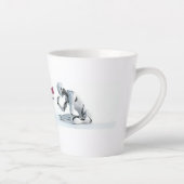 Latte koffie mokken en kopjes (Rechts)