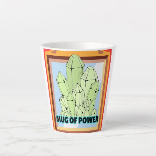 Latte la tasse de pouvoir (Devant)